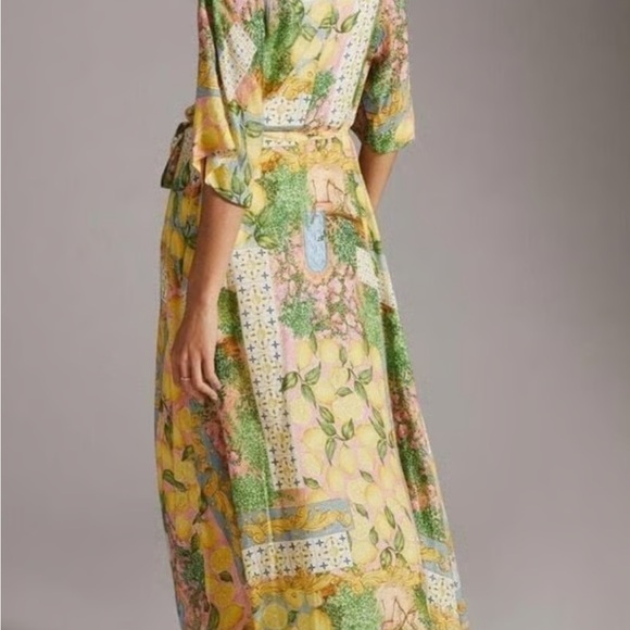 ✨NWT✨ ALDOMARTINS for Anthropologie Lemon Kimono - Picture 7 of 7